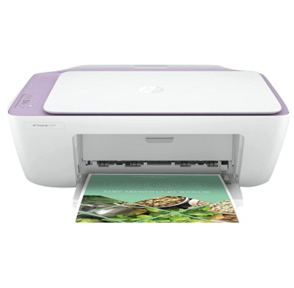 HP Deskjet 2331 Colour Printer, Scanner and Copier for Home/Small Office, Compact Size, Reliable, Easy Set-Up Through HP Smart App On Your Pc Connected Through USB, Ideal for Home.