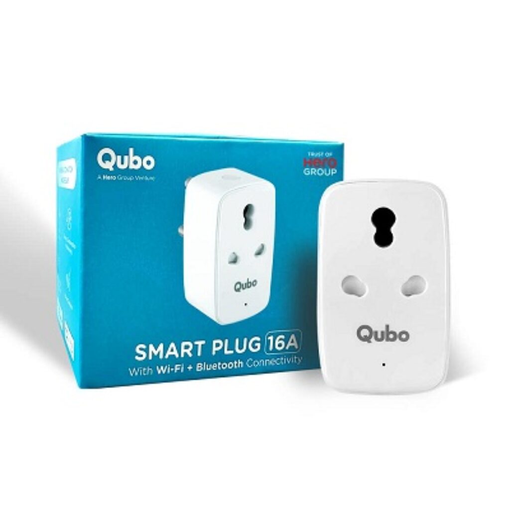 QUBO 16A Wifi + BT Smart Plug from Hero Group, Energy Monitoring