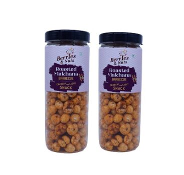 Berries & Nuts Barbecue Flavored and Roasted Makhana