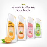 Santoor Refreshing Skin Body Wash, Enriched With Tangy Orange Oil & Neroli Extracts