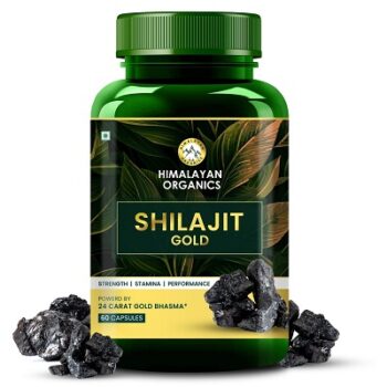 Himalayan Organics Pure Shilajit 24 carat Gold with Ashwagandha