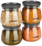 Amazon Brand - Solimo Plastic Storage Jar and Container Set