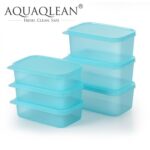 Aquaqlean Storage Box with Lid Set of 6(3x350ml & 3x250ml)BPA Free Food Grade Plastic Container
