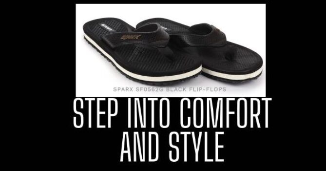 Step Into Comfort and Style with Sparx SF0562G Black Flip-Flops