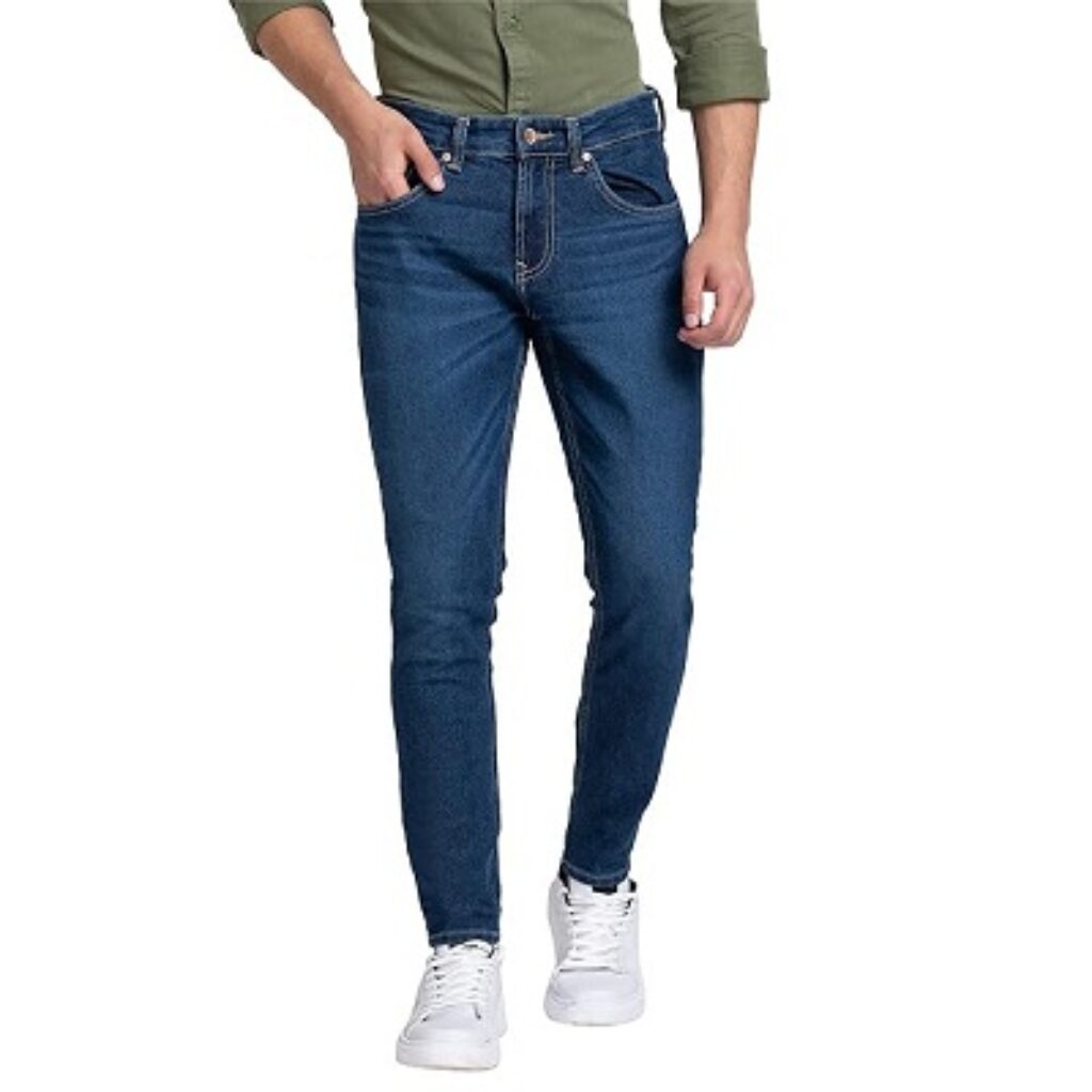 Spykar Blue Coloured Mens Jeans