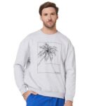 Amazon Brand - Symbol Men's Cotton Rich Light Weight Crew Neck Sweatshirt (Regular Fit)