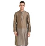 Manthan Blended Viscose Solid Kurta for Men