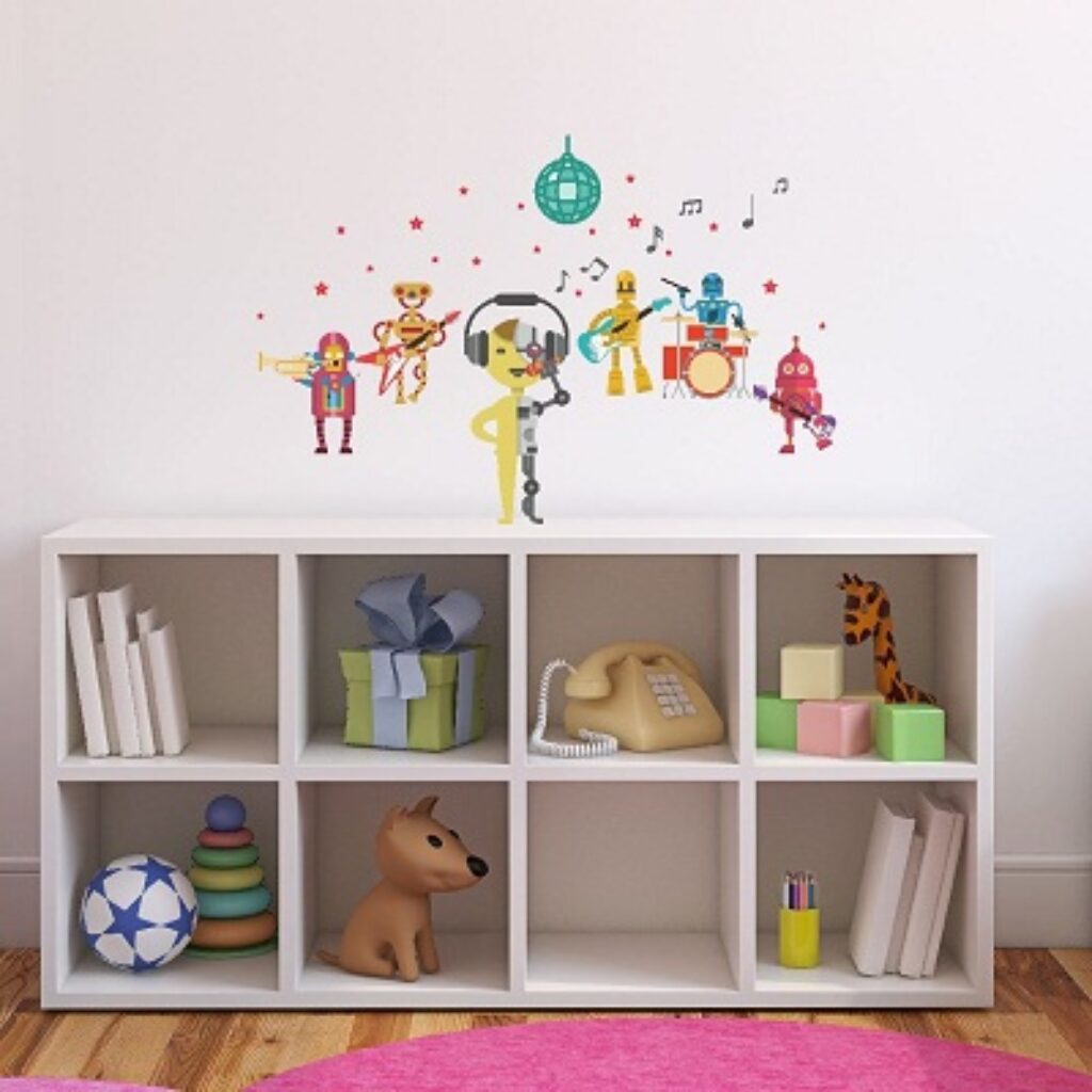 Asian Paints Wall-Ons, Musical Robot Decal