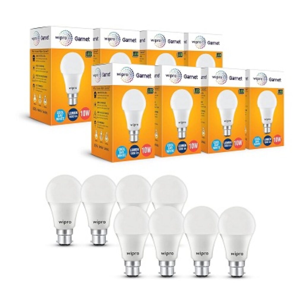 Wipro Garnet 10W LED Bulb for Home & Office