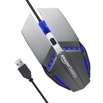 Amazon Basics Wired Gaming Mouse with RGB LED