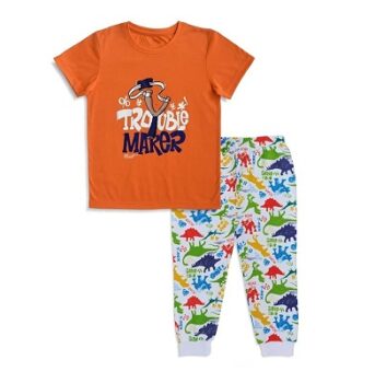 X2O Cotton Kids Pants and Half Sleeve t Shirt Combo Set(1 Set)