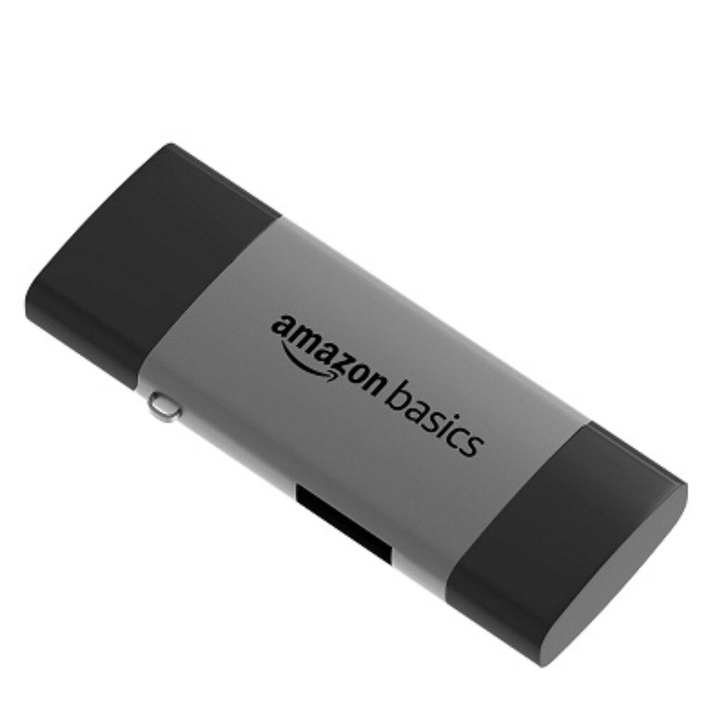 Amazon Basics OTG Card Reader and Hub with Type-C