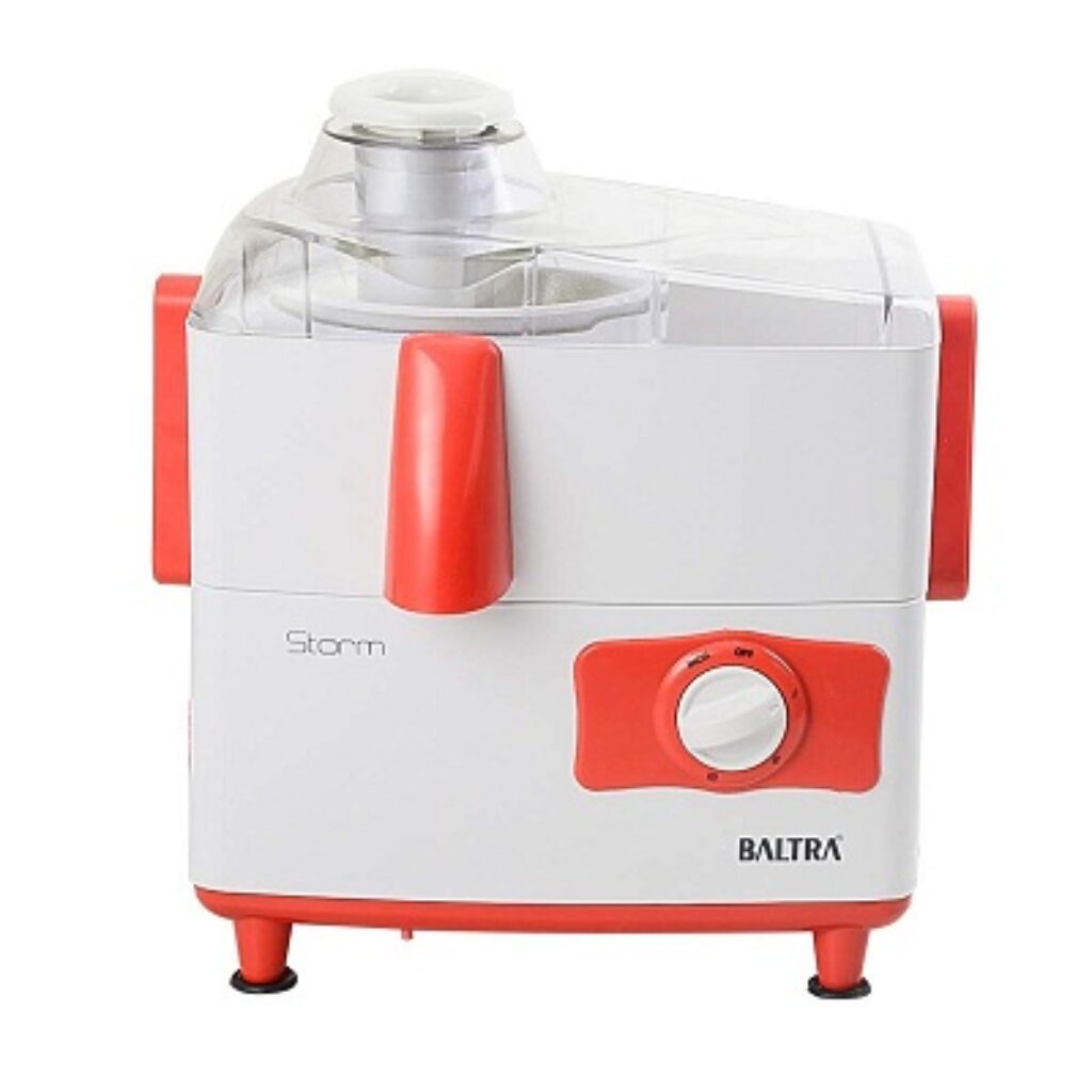 BALTRA Juicer Mixer Grinder BJMG-101 500-Watt Storm (White), 1