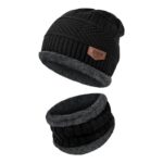 Fitness Mantra® Winter Woolen Beanie Cap & Muffler for Men & Women