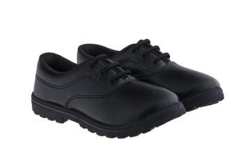 LANCER Boys Oxd-delblk School Uniform Shoe