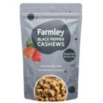 Farmley Premium Black Pepper Roasted Dry Nut Cashew Snacks 160g