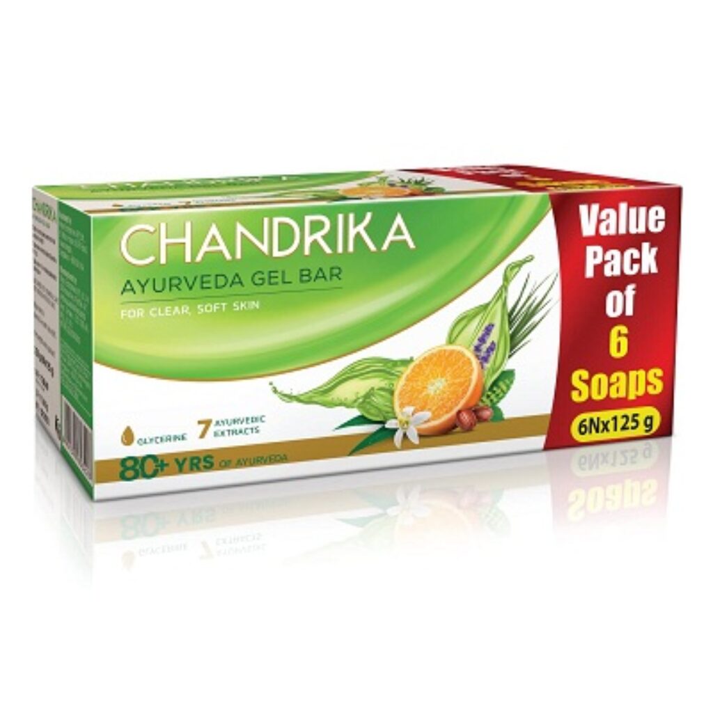 Chandrika Glycerine Ayurveda Gel Bar|