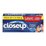 Closeup Cool Breeze Toothpaste| Instant Freshness | From India's No. 1 Gel Toothpaste| upto 12 hrs fresh breath & white teeth | 300g