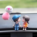 JIALTO® Car Dashboard Accessories Cute Cartoon Couples Action Figure Figurines