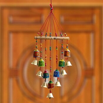 eCraftIndia Handcrafted Decorative Wall/Door/Window Hanging Bells Chimes Showpieces