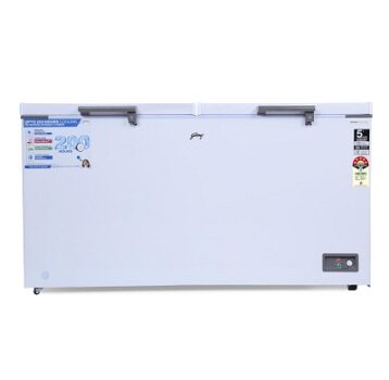 Godrej 400 L Double Door Deep Freezer (DH EPenta 425E 2HCN RW, White, 2023 Model)