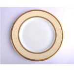 Azure Premium Porcelain Dinner Set, 21 pcs, Golden
