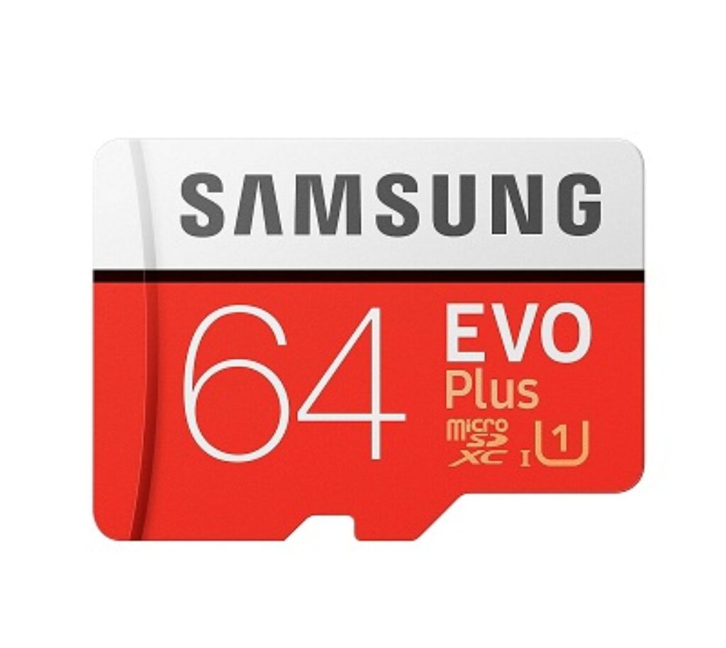 Samsung EVO Plus 64GB microSDXC UHS-I 100MB/s Full HD & 4K UHD Memory Card with Adapter (MB-MC64HA)