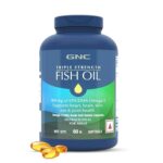 GNC 1500 MG Triple Strength Fish Oil Omega 3 Capsules for Men & Women