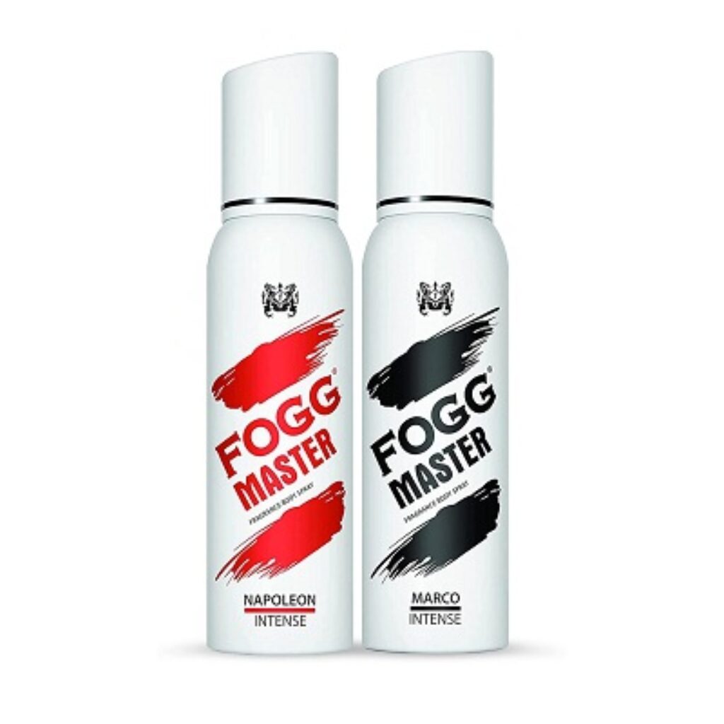 FOGG Master Fragrance Body Spray, Intense for Unisex, Pack of 2 (Marco + Napoleon) 240ml