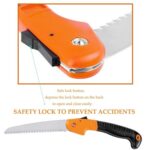 AASONS Folding Pruning Gardening Hand Saw with Secure Lock for Camping,