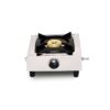 Stuffa Star LPG Stainless Steel 1Burner Gas Stove ISI Certified, Manual Ignition