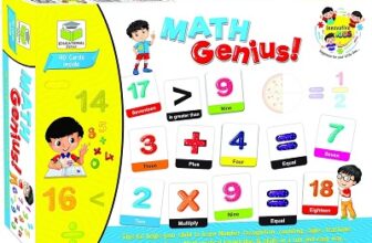 Educational Math Genius Puzzle for Kids, Includes 90 Cards of Fun Puzzle