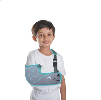 TYNOR Pouch Arm Sling Tropical, Grey, Child, 1 Unit