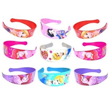 Flexible Lightweight Hair Stylish Plastic Princess Doll Printed Hair Band