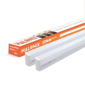 Halonix Streak Square 10-Watt LED Batten - Pack of 2 (Cool White)