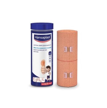 Hansaplast Cotton Crepe Bandage (15CM X 4M), Flesh