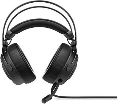HP OMEN Blast Gaming Wired Over Ear Headset with 7.1 Surround Sound and Retractable Noise Cancelling Microphone Black