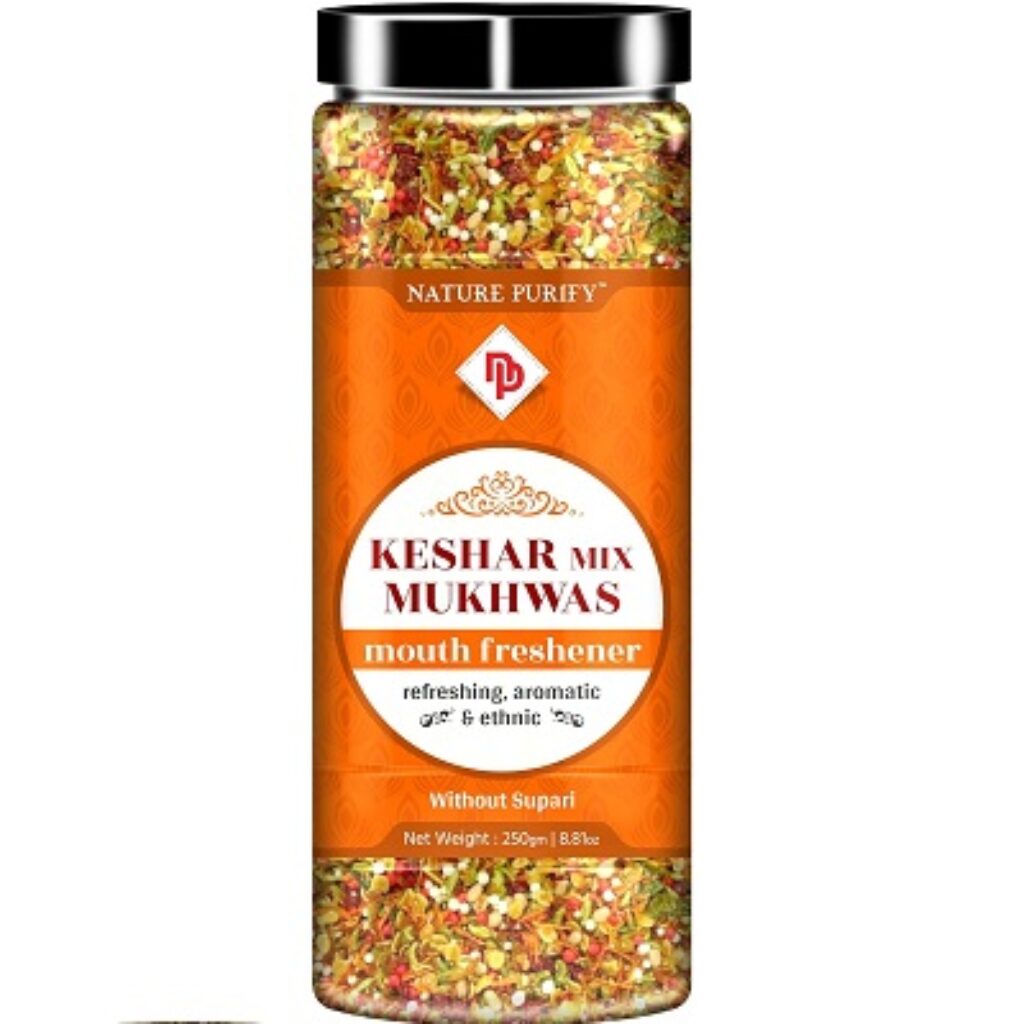 Nature Purify Keshar Mix Mukhwas/Mouth Freshner-250g