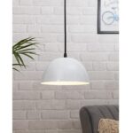 Homesake® Classy White Pendant Hanging Light, Hanging Lamp 10"