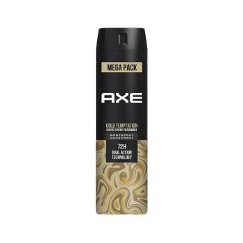 Axe Gold Temptation Long Lasting Deodorant Bodyspray For Men, 215ml