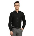 AVANOVA Men's Cotton Blend Solid Casual Shirt for Men ll Formal Shirts for Men