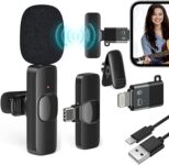 VMKLY Wireless Lavalier Omnidirectional Microphone System Vlog for Type-C Android & iPhone