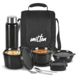 Milton Pro Lunch Tiffin (3 Microwave Safe Inner Steel Containers,