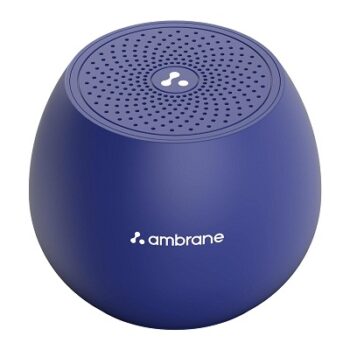 Ambrane 5W Wireless Bluetooth Mini Speaker with 44Hrs Playtime