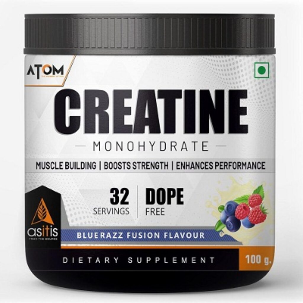 AS-IT-IS ATOM Creatine Monohydrate 100g - 32 Servings