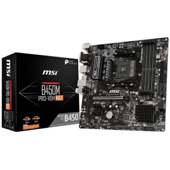 MSI B450M Pro-Vdh Max Gaming Fullat Motherboard Ddr4