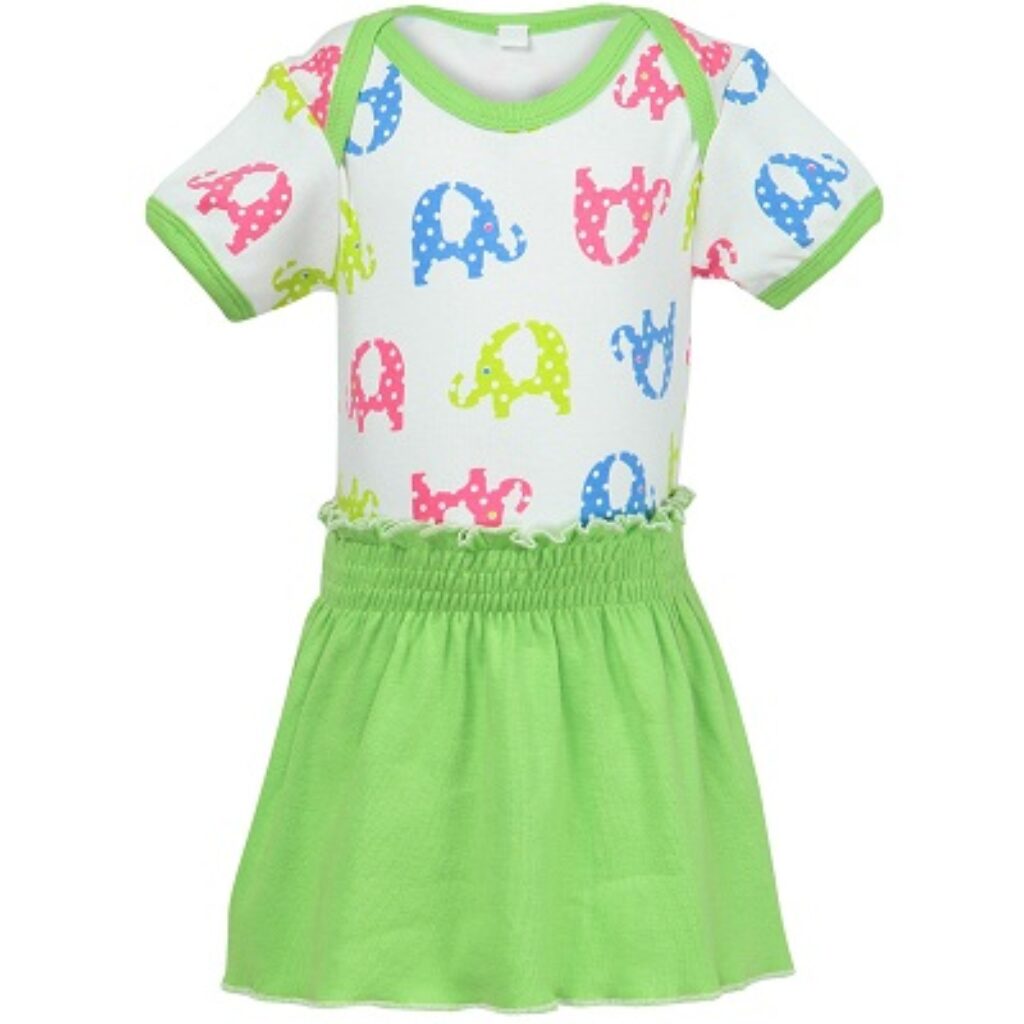 Nino Bambino Baby-Girl's Cotton Knee-Length Dress