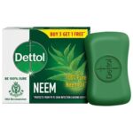 Dettol Neem Bathing Soap Bar with Pure Neem Oil