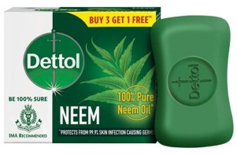 Dettol Neem Bathing Soap Bar with Pure Neem Oil