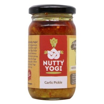 Nutty Yogi Garlic Pickle 200gm (Pack of 1)